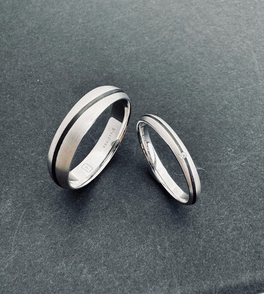 Carbon Fibre Wedding Bands