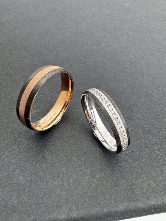 Carbon Fibre Wedding Bands