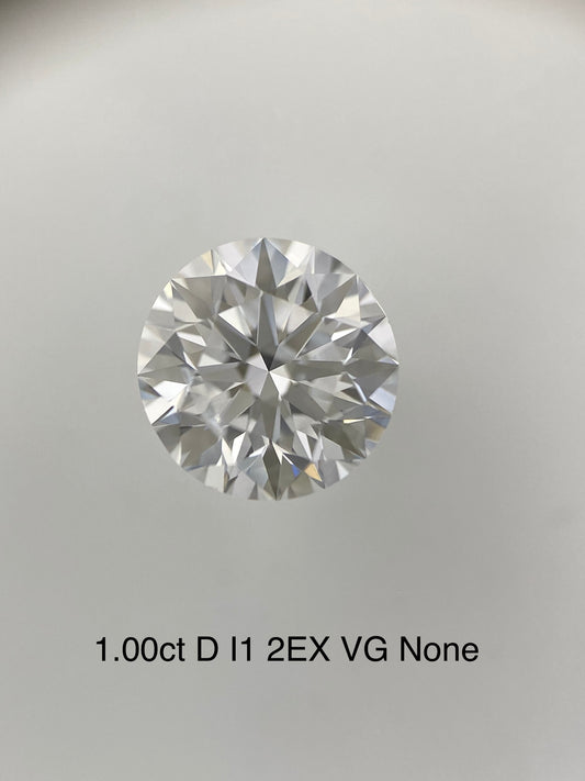 1.00ct D I1 EX EX VG NONE