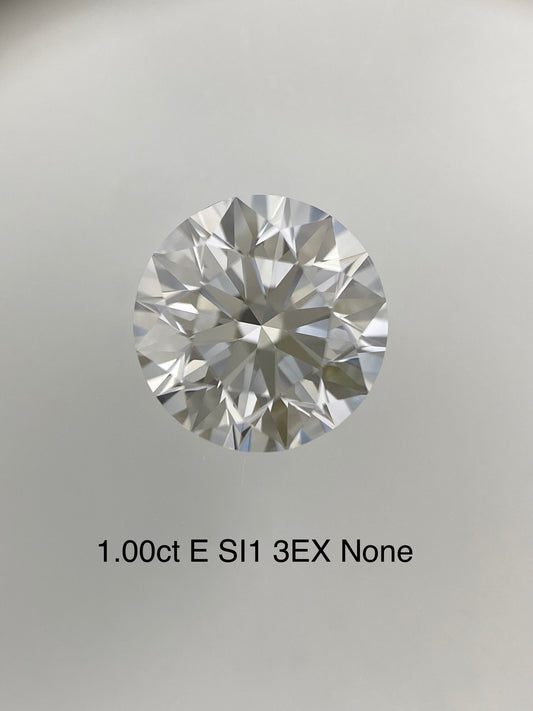 1.00ct E SI1 EX EX EX NONE