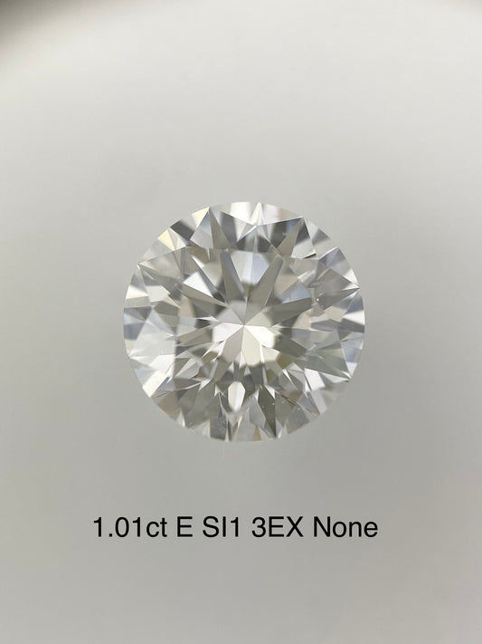 1.01ct E SI1 EX EX EX NONE