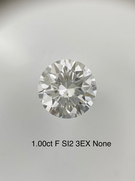 1.00ct F SI2 EX EX EX NONE